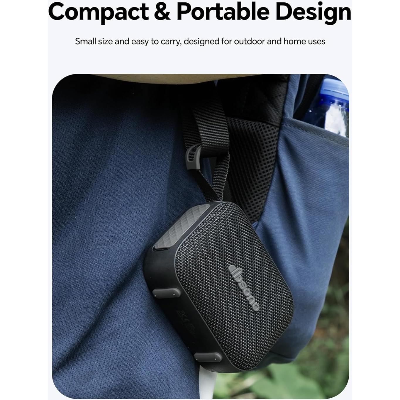 Altavoz Bluetooth Portátil Impermeable DB N7A Negro - 24H Reproducción