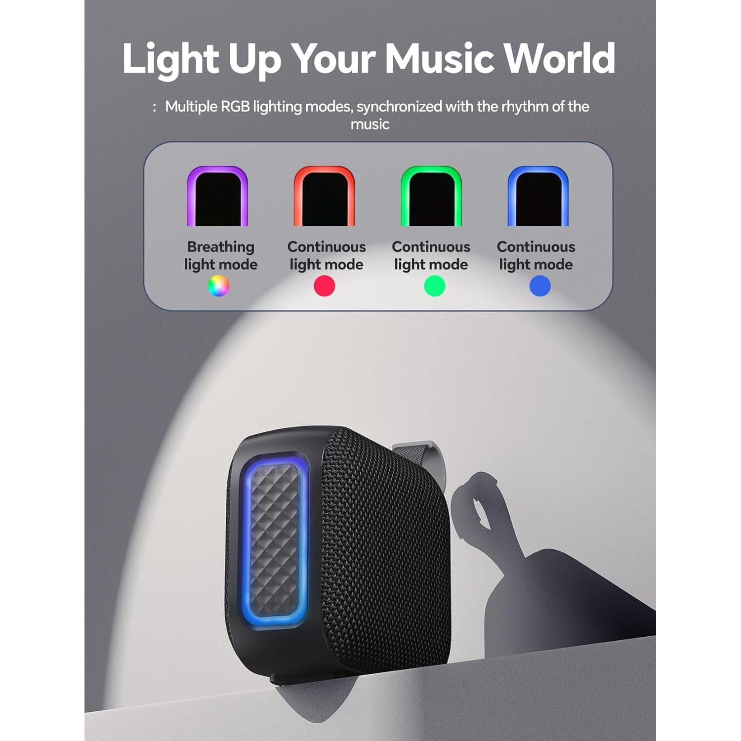 Altavoz Bluetooth Portátil Impermeable DB N7A Negro - 24H Reproducción