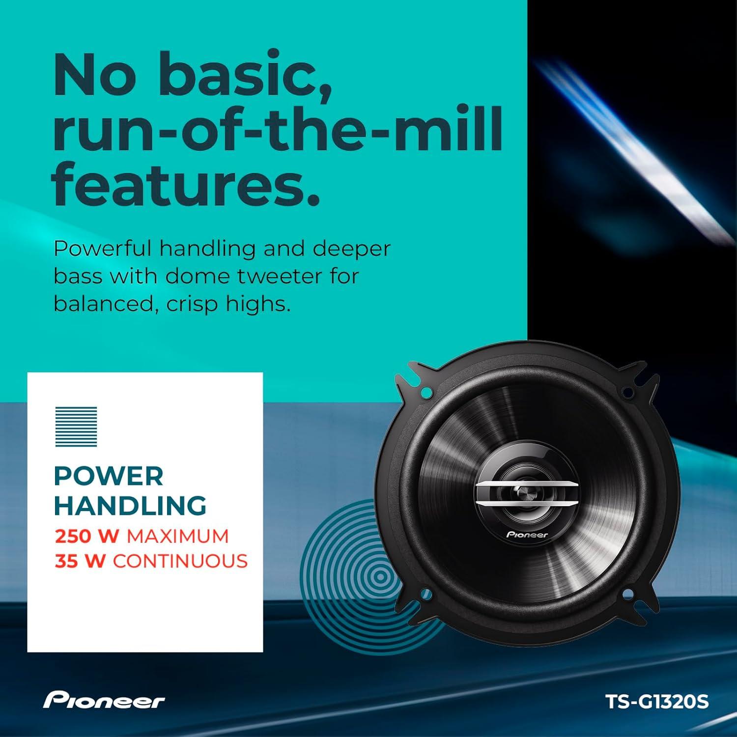 Altavoces de Coche Pioneer TS-G1320S 5.25" 2-Vías 250W