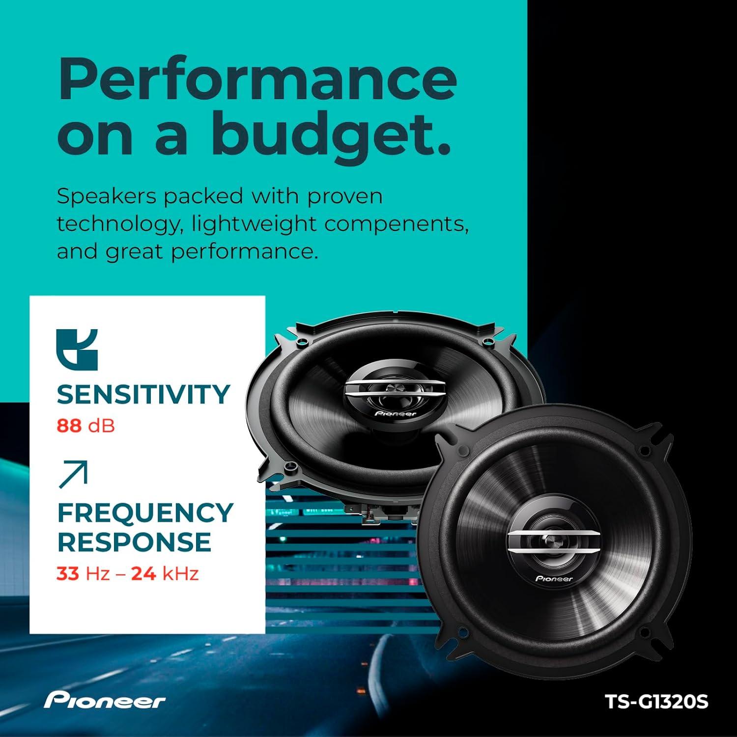 Altavoces de Coche Pioneer TS-G1320S 5.25" 2-Vías 250W