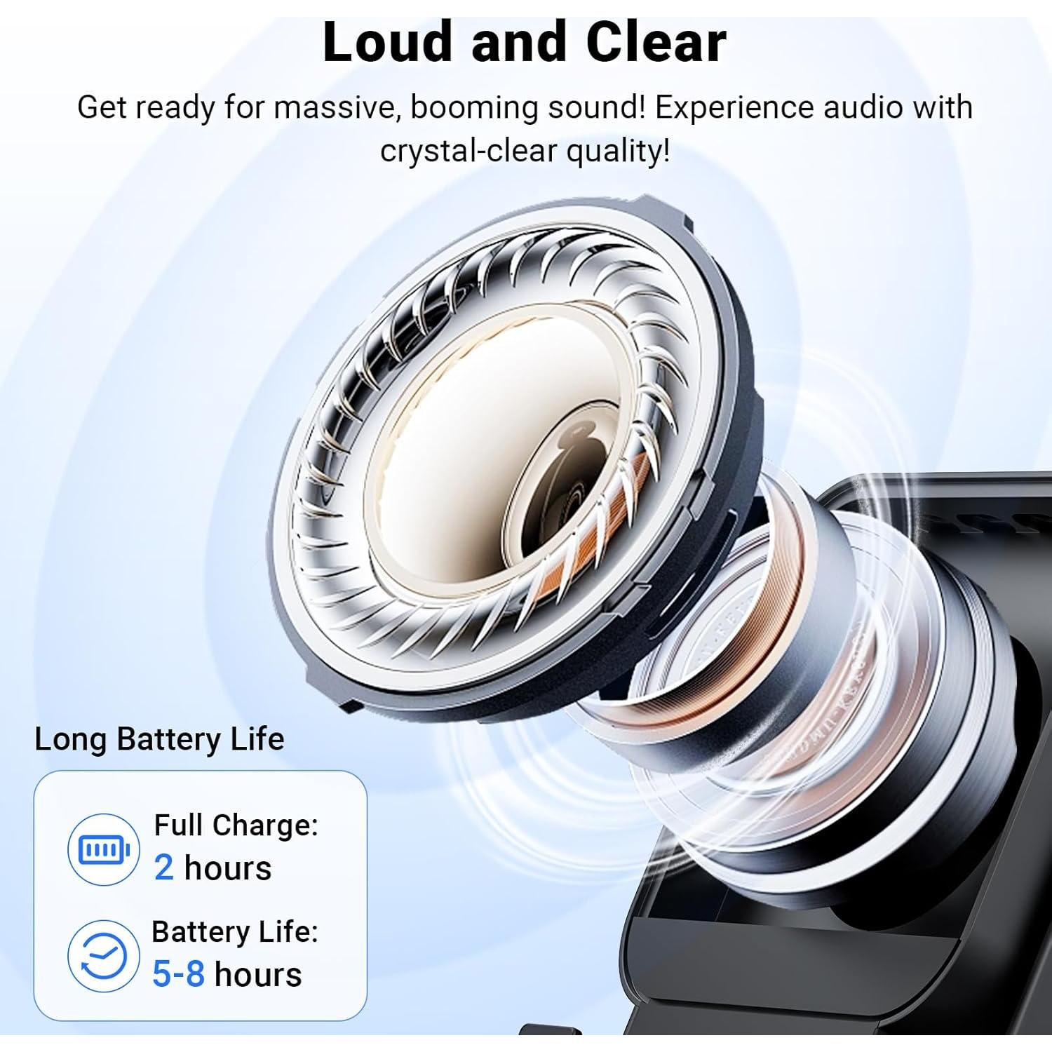 Altavoz Inducción AIKELA ZJ-027 Bluetooth 5.3 5 en 1 Negro