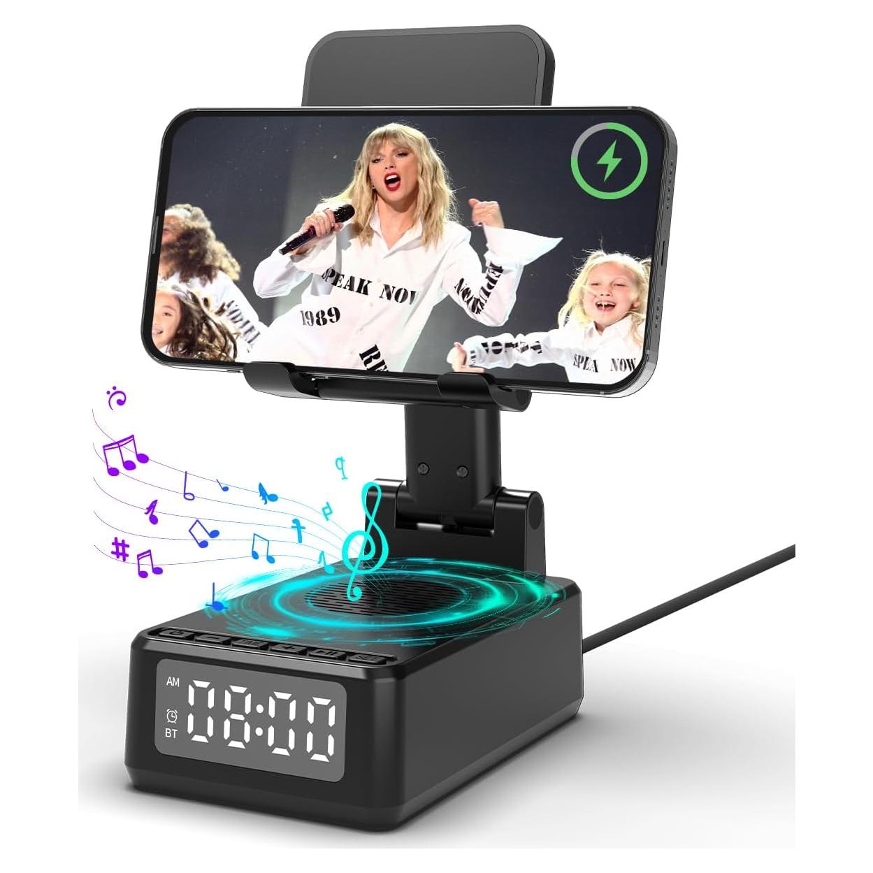 Soporte para Teléfono Celular WamGra 5-en-1 con Altavoz Bluetooth