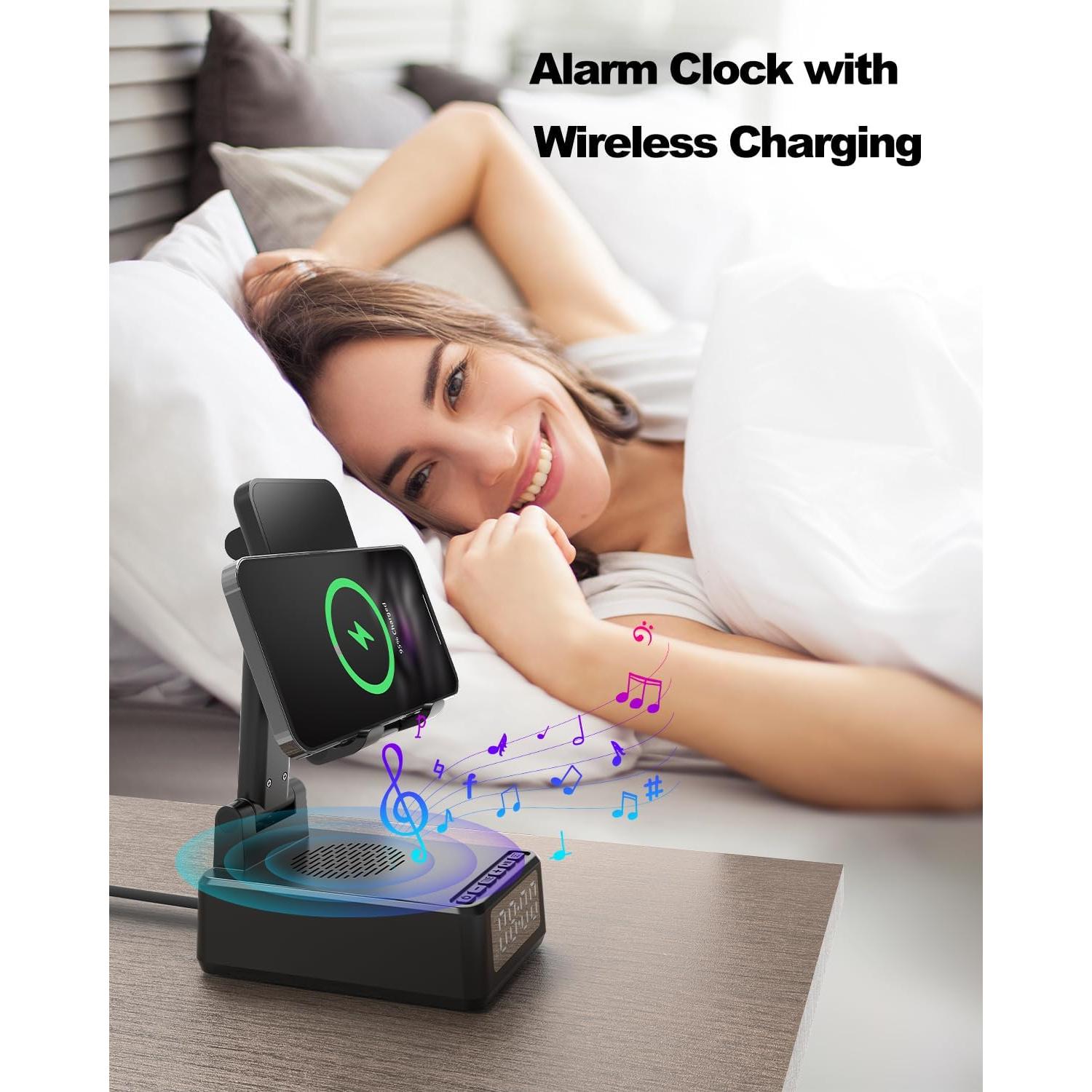 Soporte para Teléfono Celular WamGra 5-en-1 con Altavoz Bluetooth