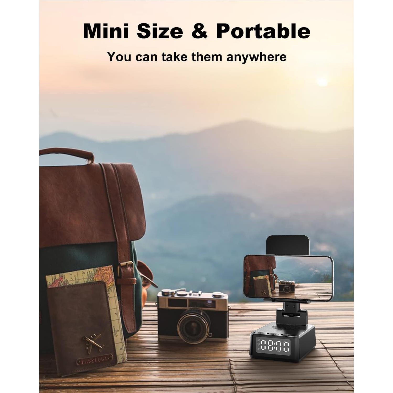 Soporte para Teléfono Celular WamGra 5-en-1 con Altavoz Bluetooth