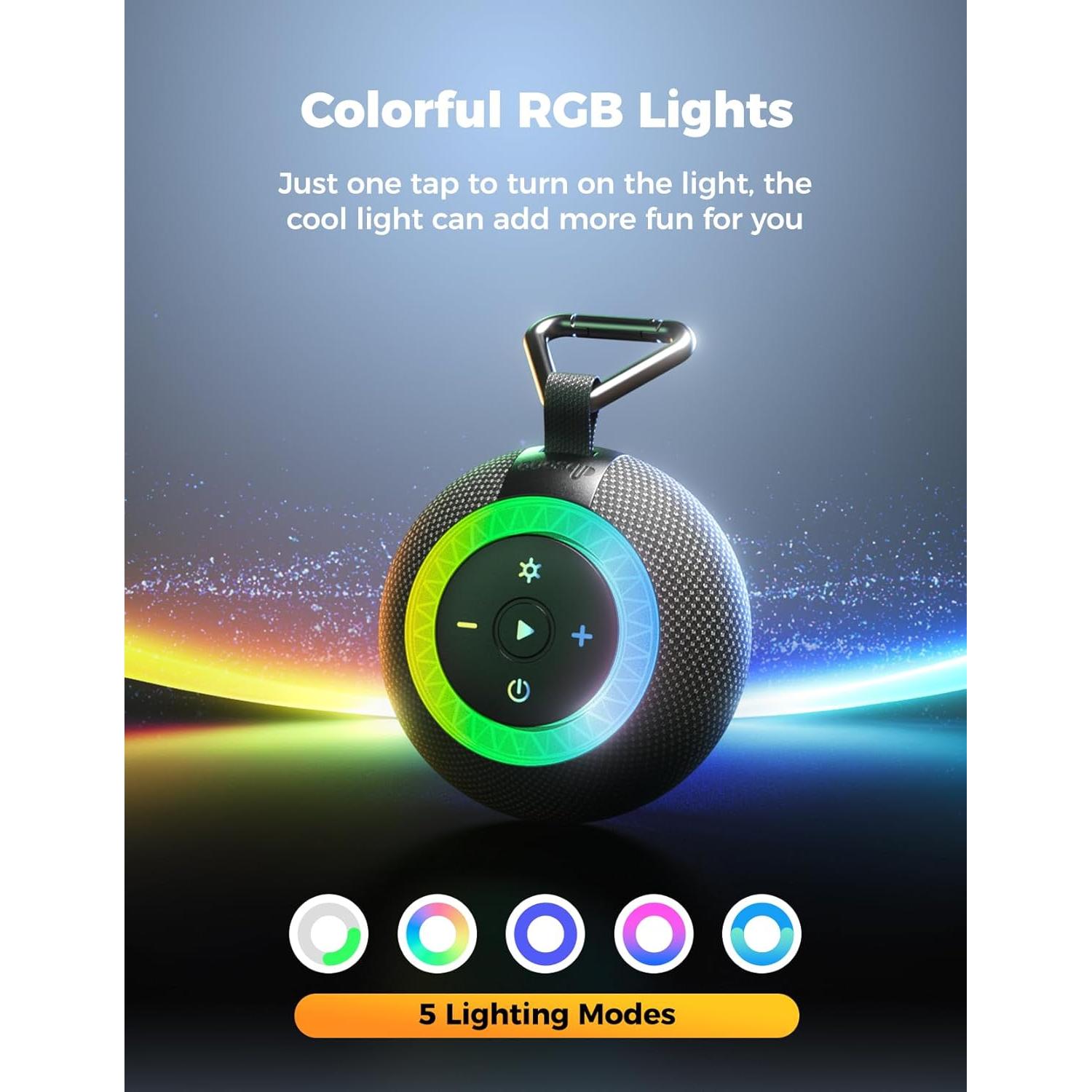 Altavoz Bluetooth Portátil DB F33 Impermeable 360° Negro