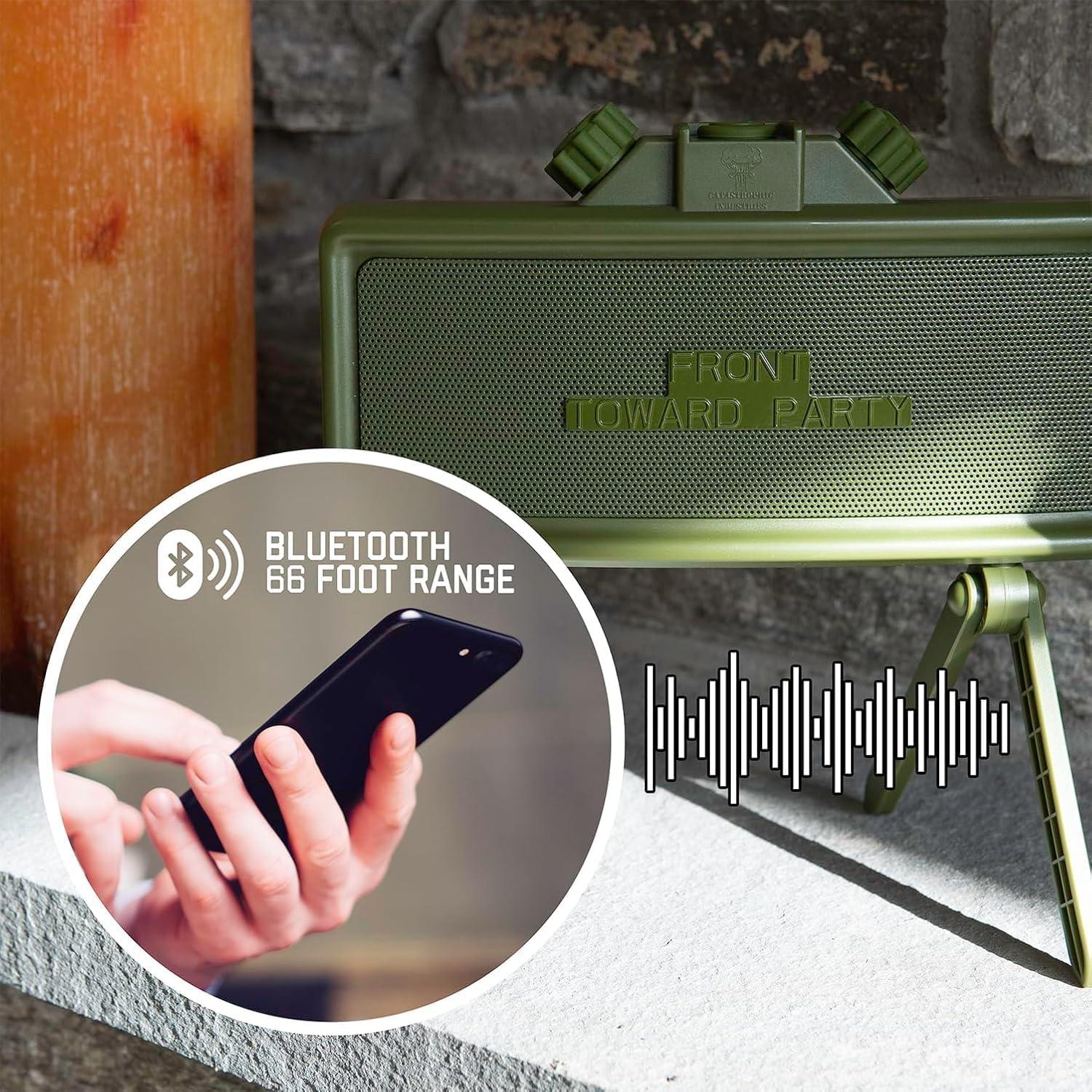 Altavoz Bluetooth Claymore | Impermeable, Sonido Hi-Fi, 8.5"