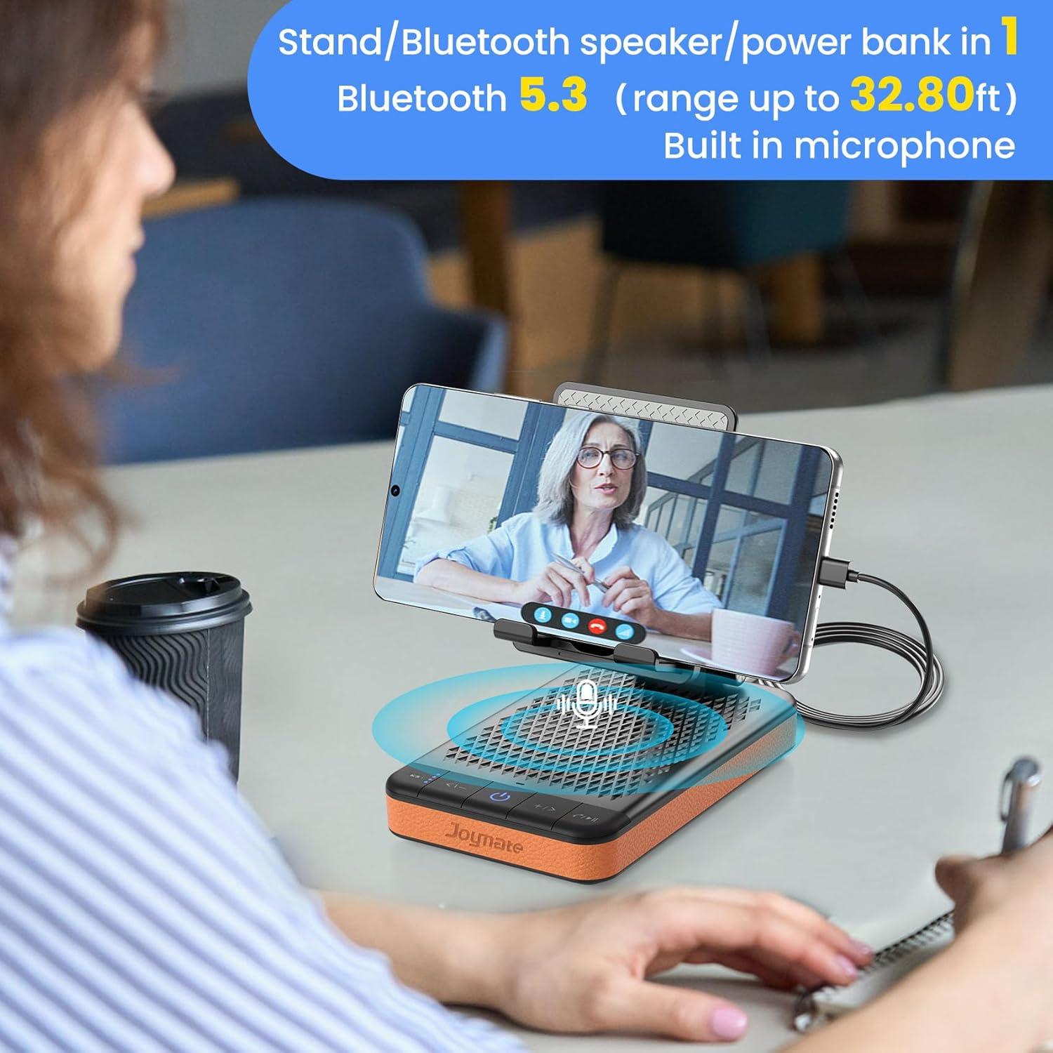 Soporte de Carga Slim Joymate 5000mAh con Altavoz Bluetooth