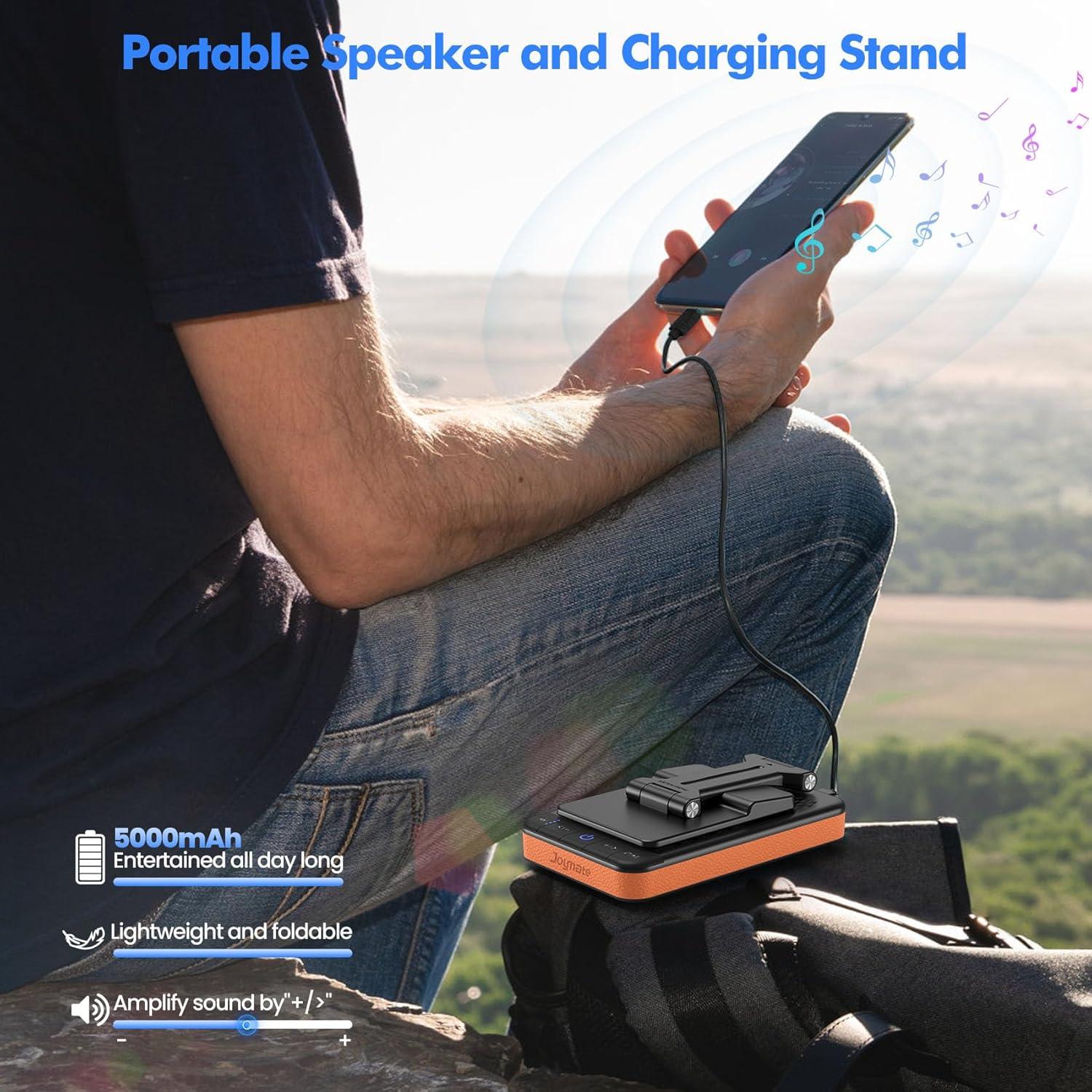 Soporte de Carga Slim Joymate 5000mAh con Altavoz Bluetooth