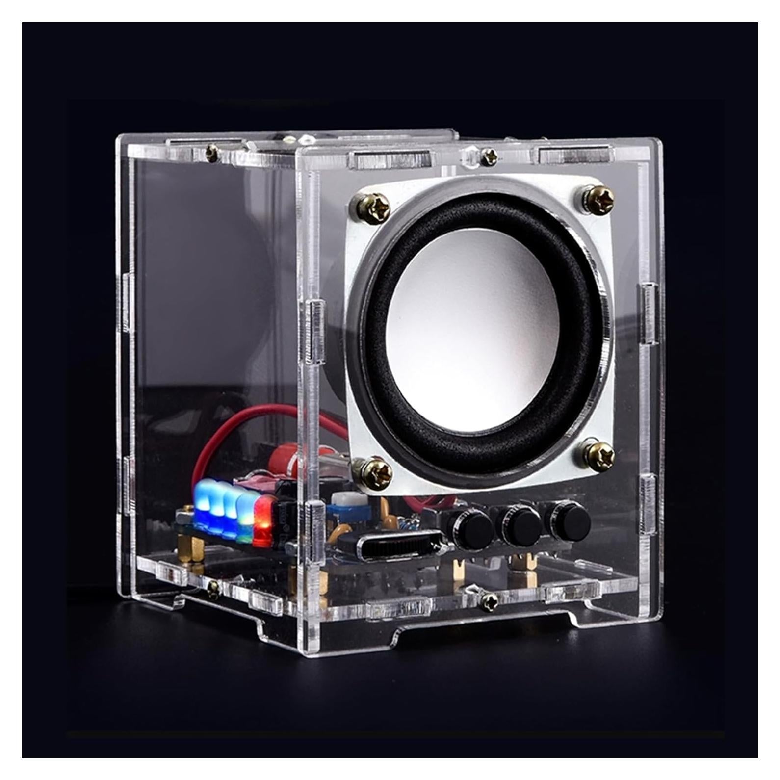 Altavoces Bluetooth HYIC 2.0 con Luces y Kit de Soldadura