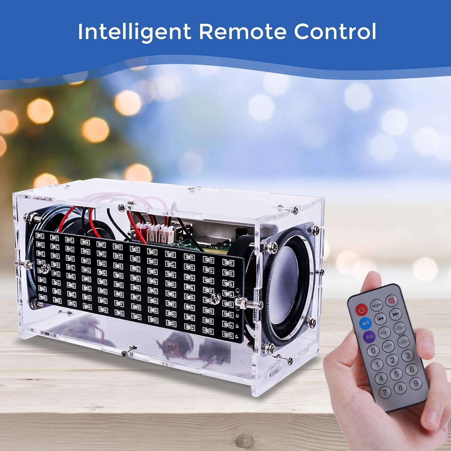 Kit de Altavoz Estéreo MiOYOOW Bluetooth DIY 5W con LED