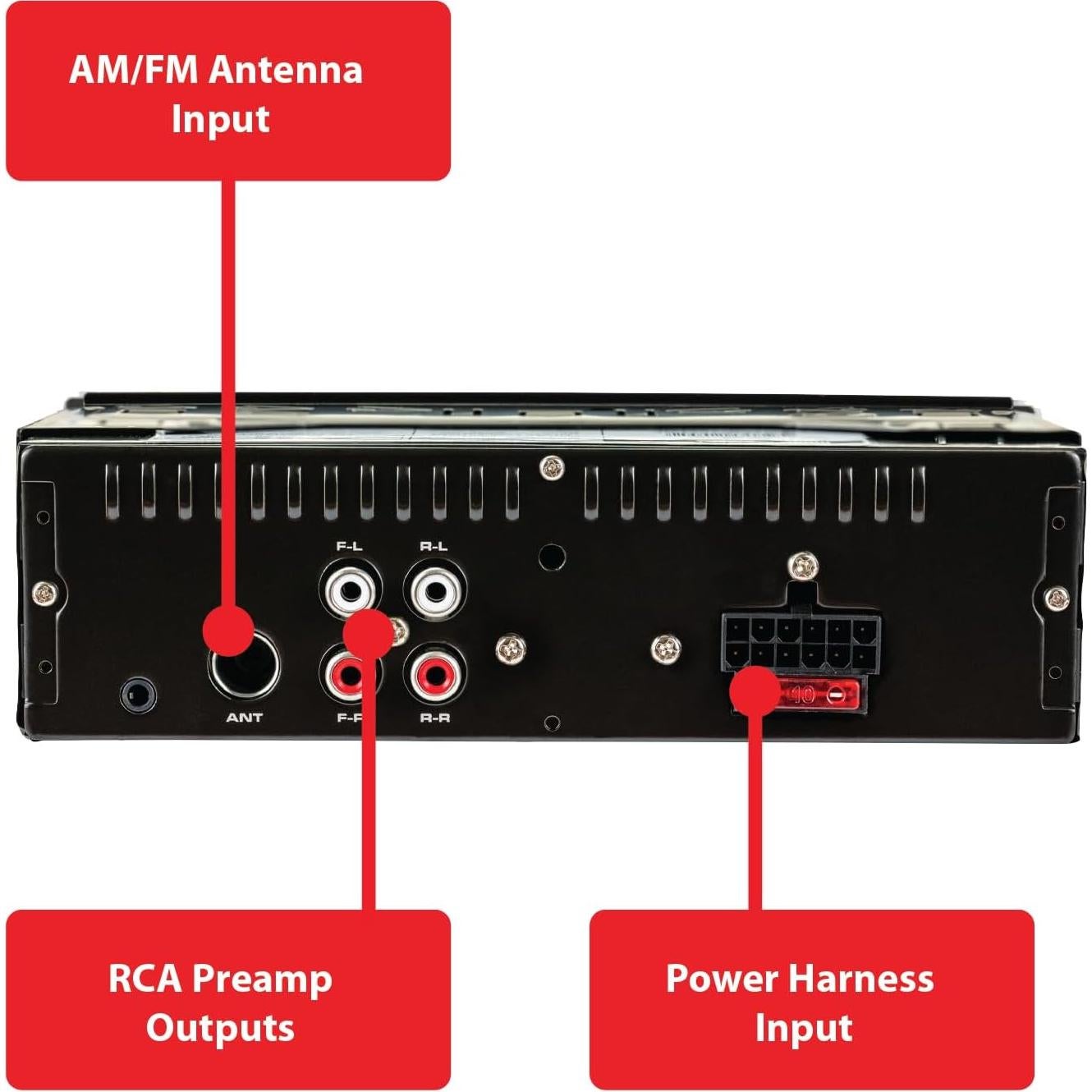 Radio Marina Dual MXP152W con Bluetooth y 2 Altavoces 6.5"