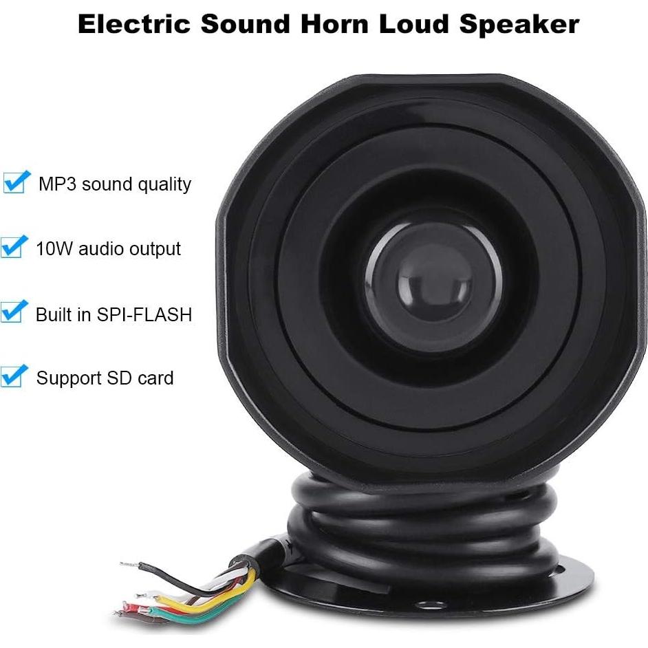 Altavoz Electrónico Mugast con Alarma 115dB IP65 10W