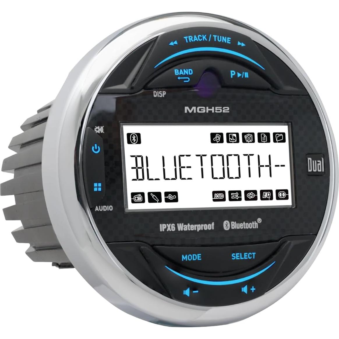 Receptor de Medios Marino Dual MXPGH52 con Bluetooth y Altavoces 6.5"