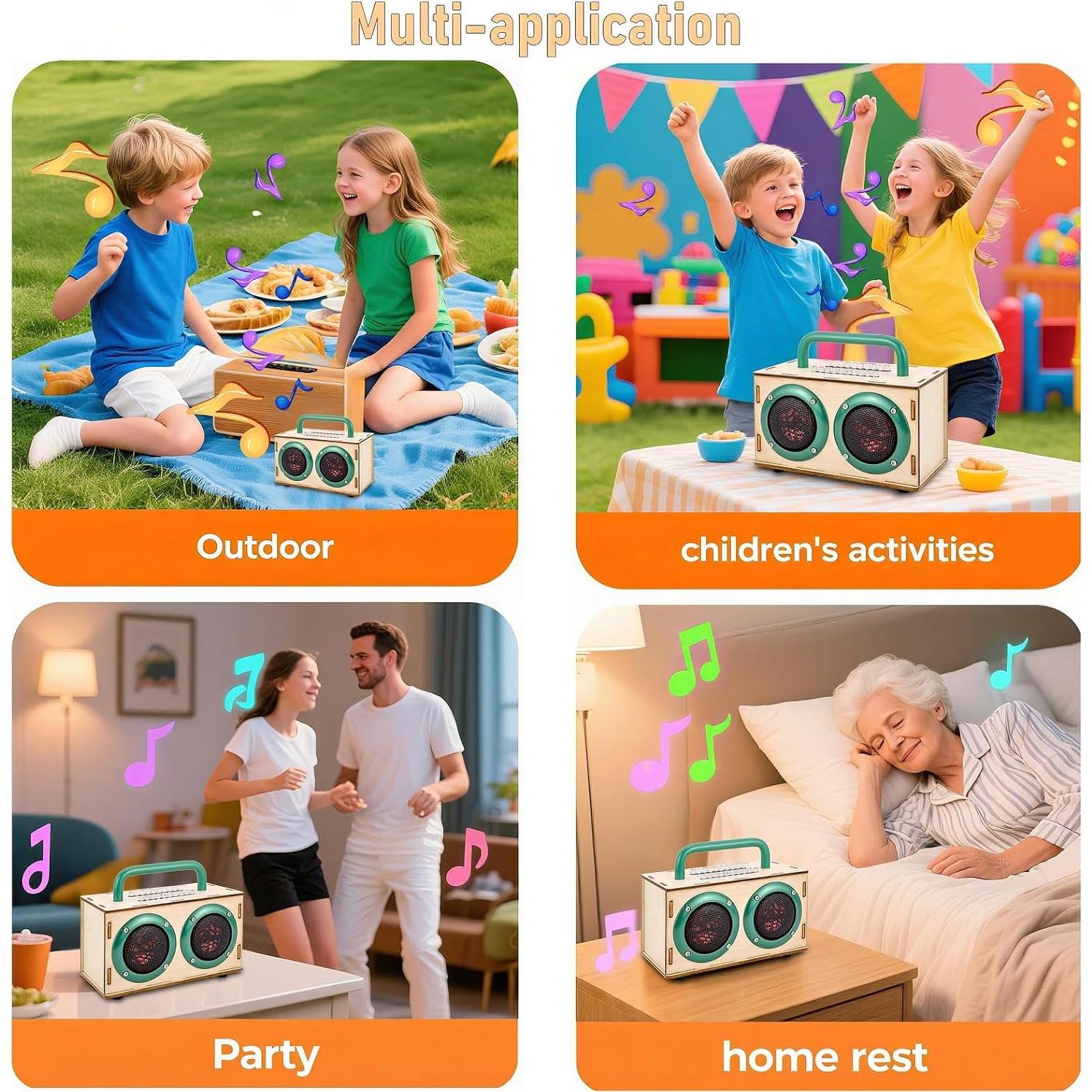 Kit de Altavoz Bluetooth DIY Swhmc - Proyectos STEM para Niños