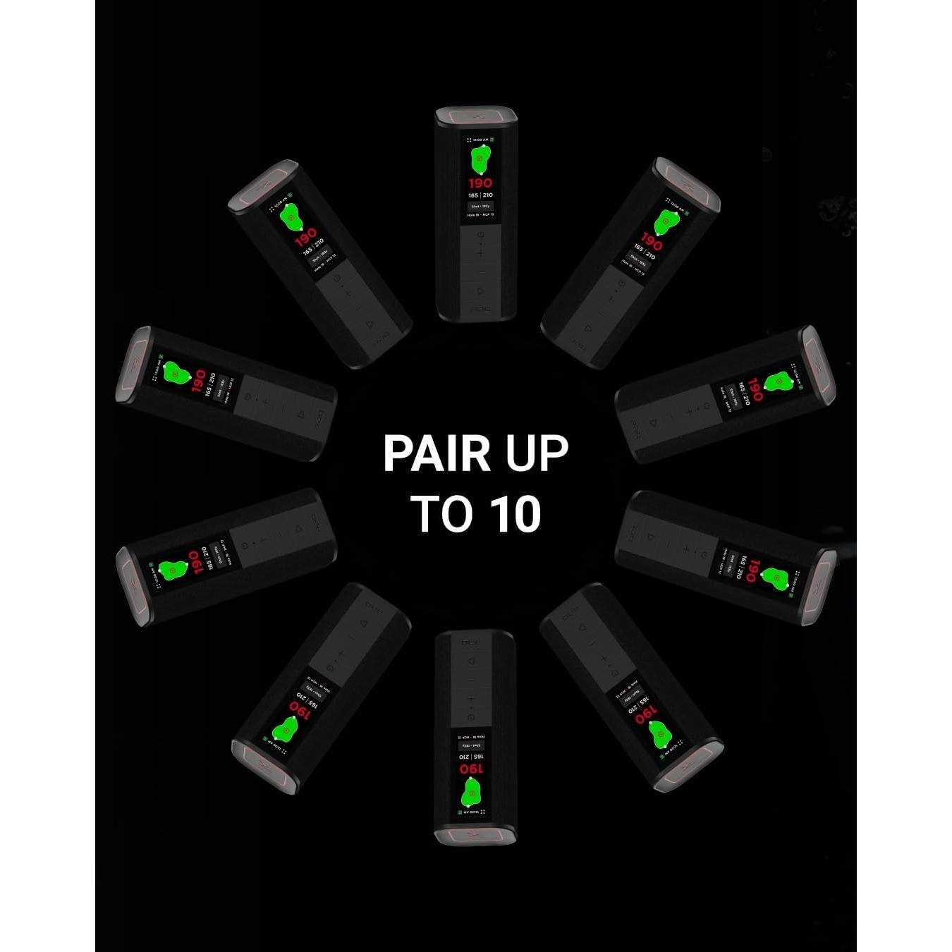 Altavoz GPS Sound Pro Rad Golf, Impermeable, 42,000 Campos