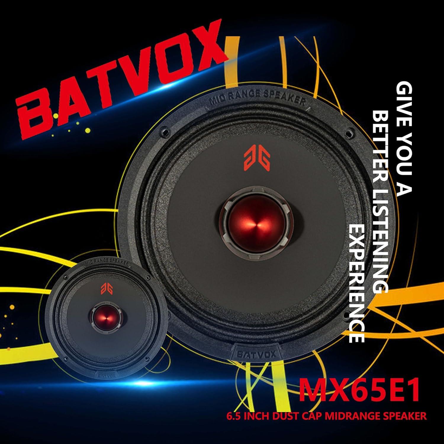 Altavoces de Audio Guooreat MX65E1 6.5" 400W Negro (2 Pzs)