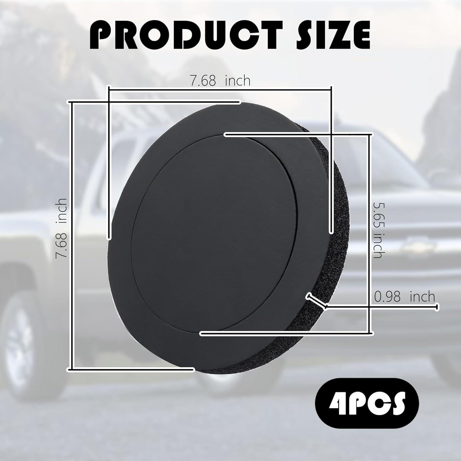 4 Anillos de Espuma para Altavoces 6.5" Carleef - Mejora Sonido