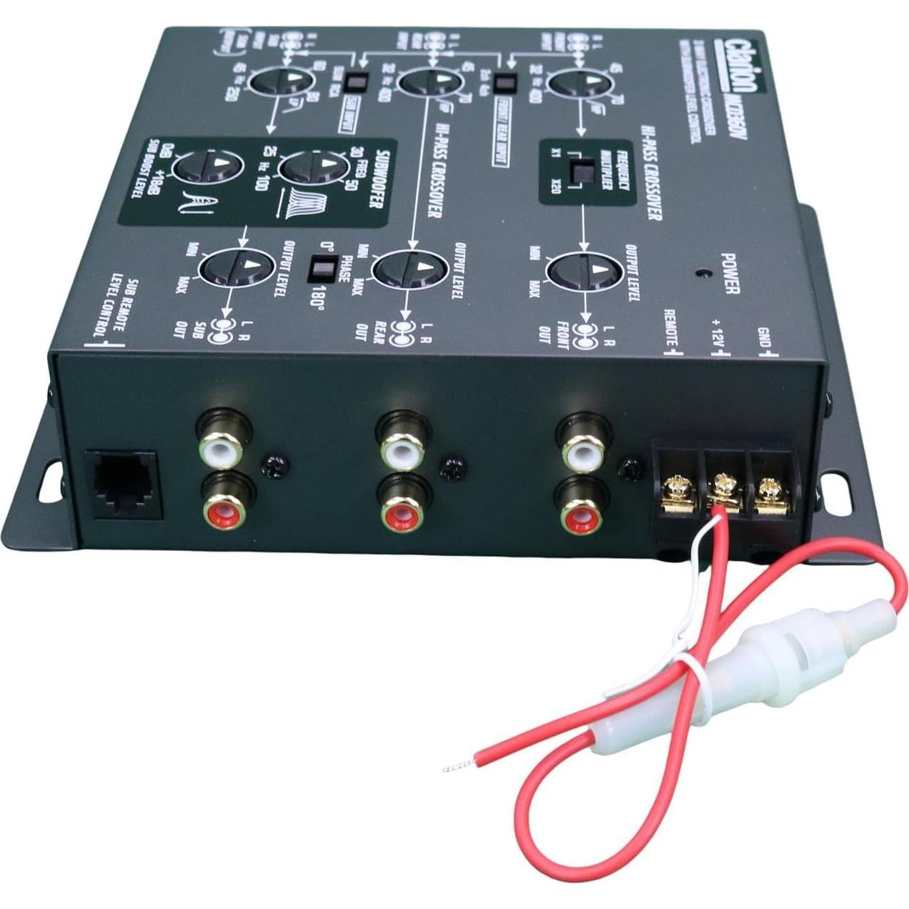 Crossover Electrónico Clarion MCD360V 3 Vías 6 Canales RCA