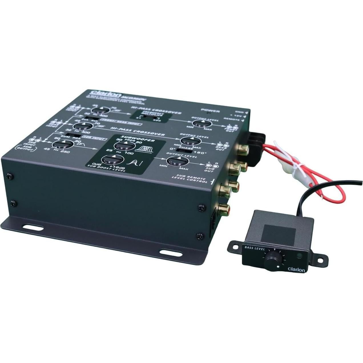 Crossover Electrónico Clarion MCD360V 3 Vías 6 Canales RCA