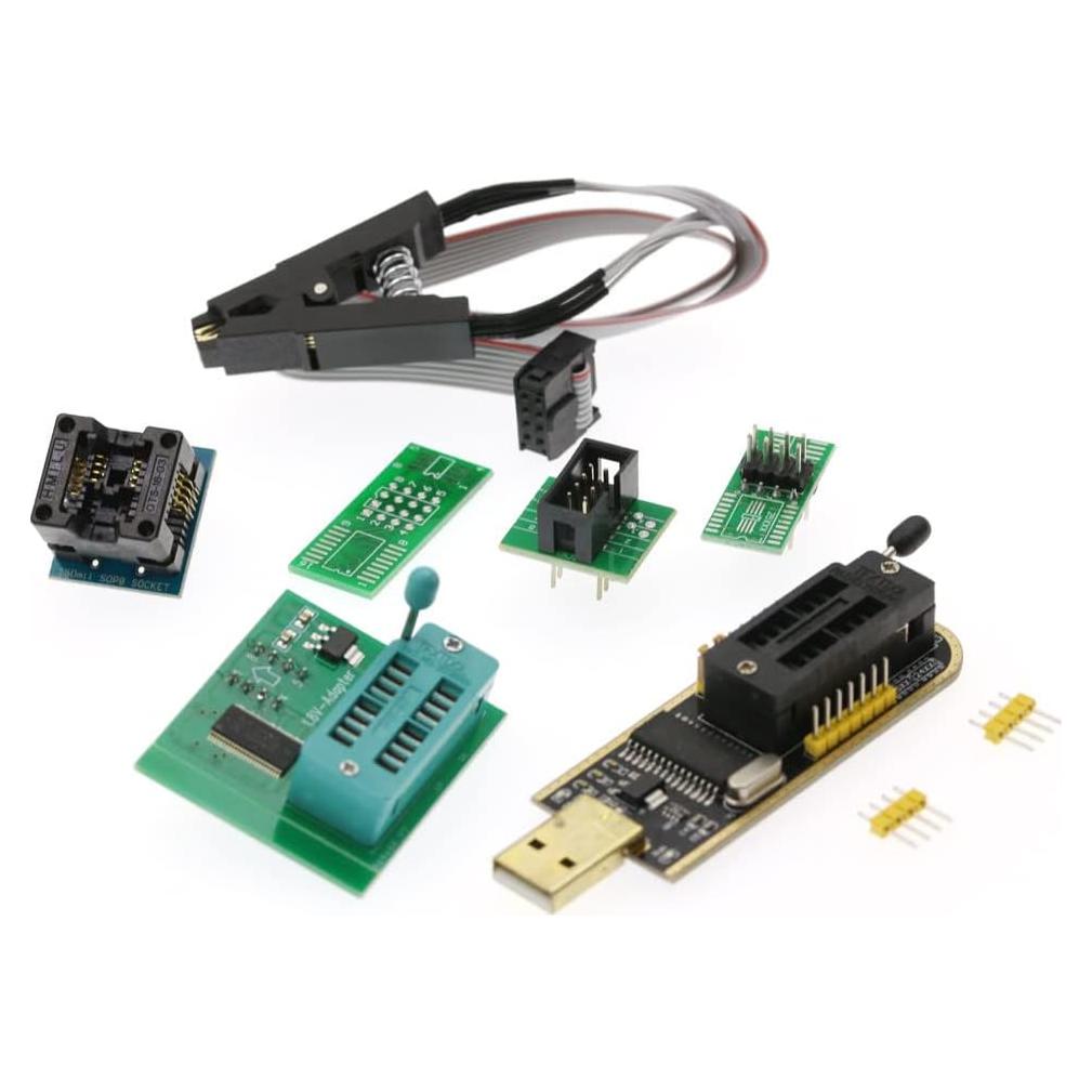 Programador USB CH341A para EEPROM Flash BIOS + Adaptador 1.8V