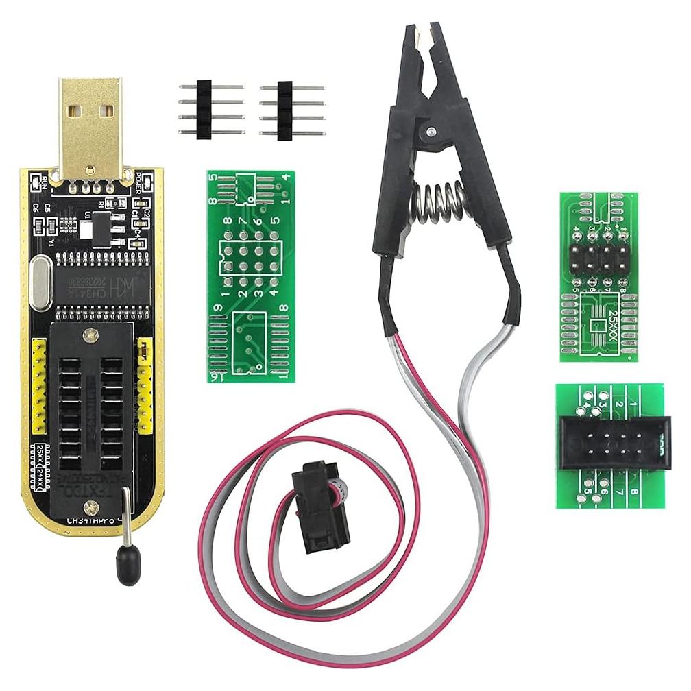 Clip de Programación SOP8 KeeYees + Programador USB CH341A