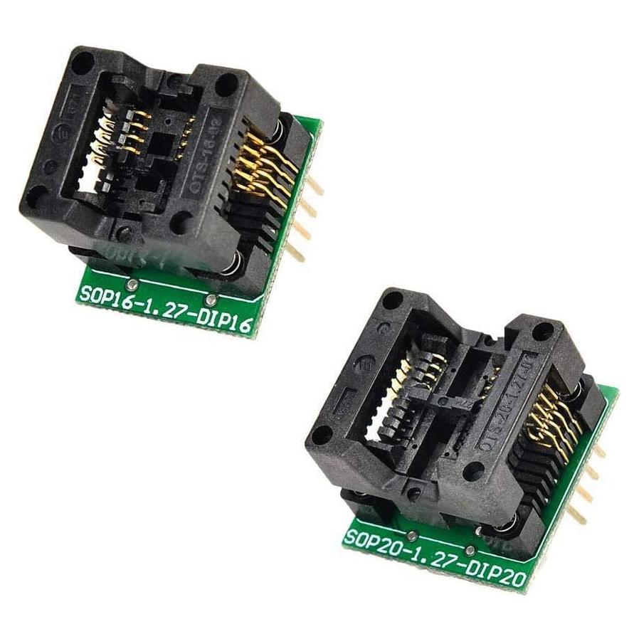 Convertidor SOIC8 a DIP8 Ximimark 2Pcs para Programador IC