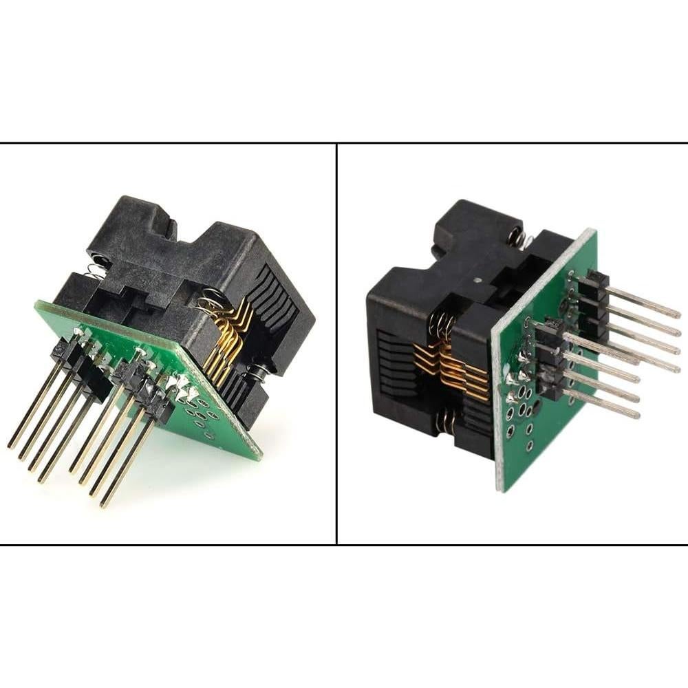 Convertidor SOIC8 a DIP8 Ximimark 2Pcs para Programador IC