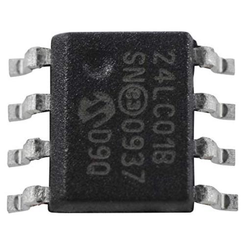 EEPROM Serial I2C Microchip 24LC01B 1Kbit 128x8 400kHz