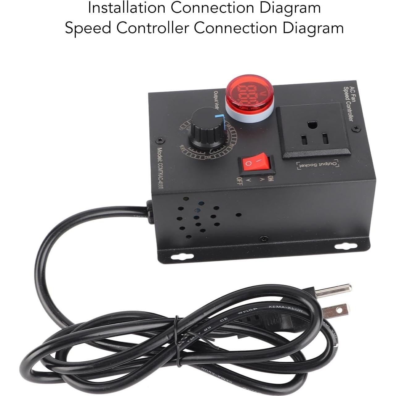 Controlador de Velocidad Variable Naroote 4000W 110-240V