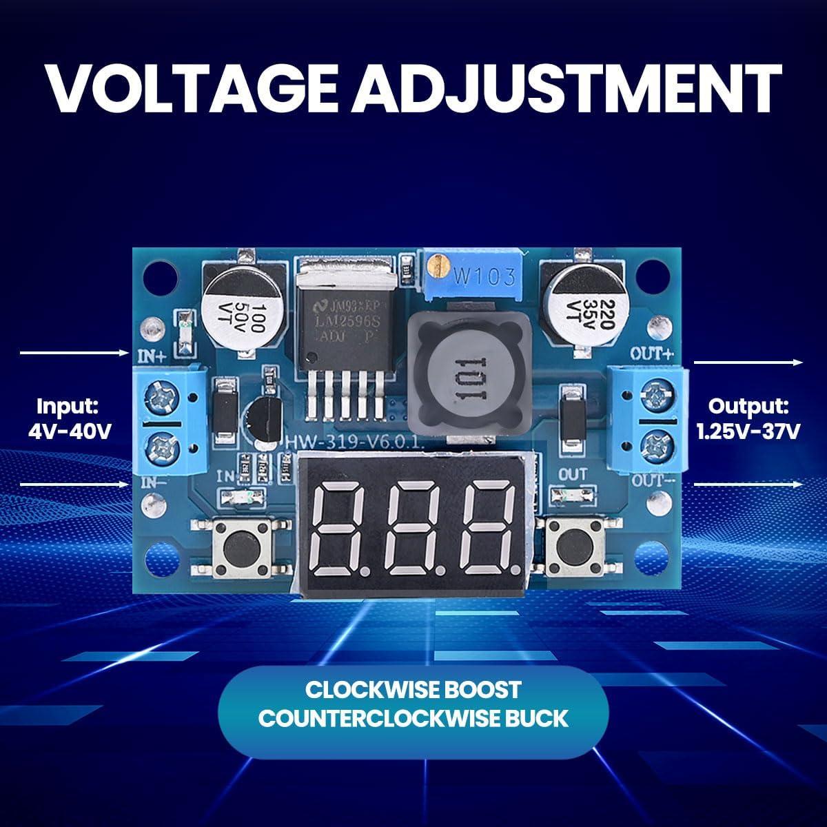 Módulo Convertidor Buck DC-DC Ajustable LM2596 2PCS