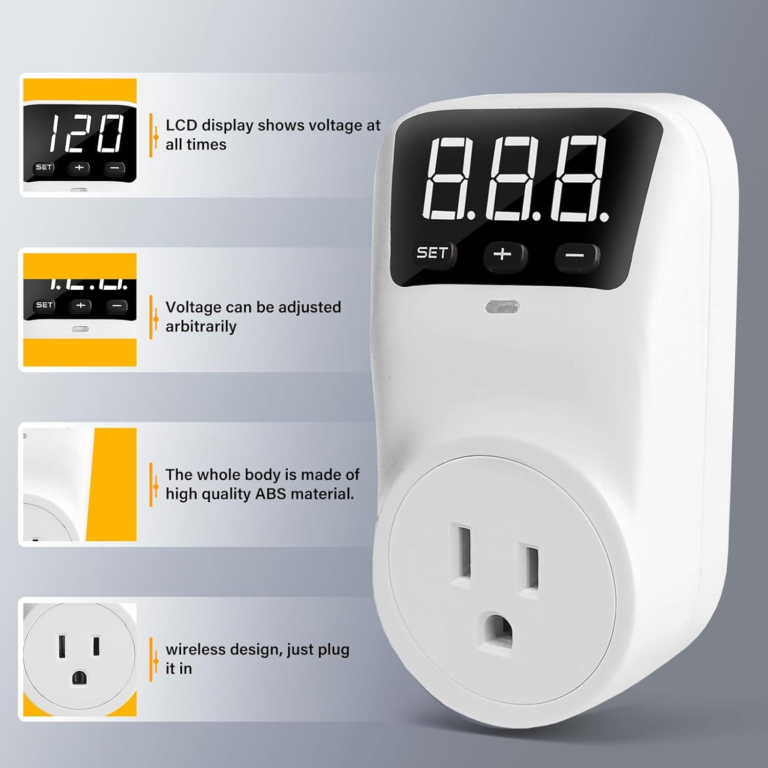 Protector de Voltaje BSEED 15A 1800W con Pantalla LED