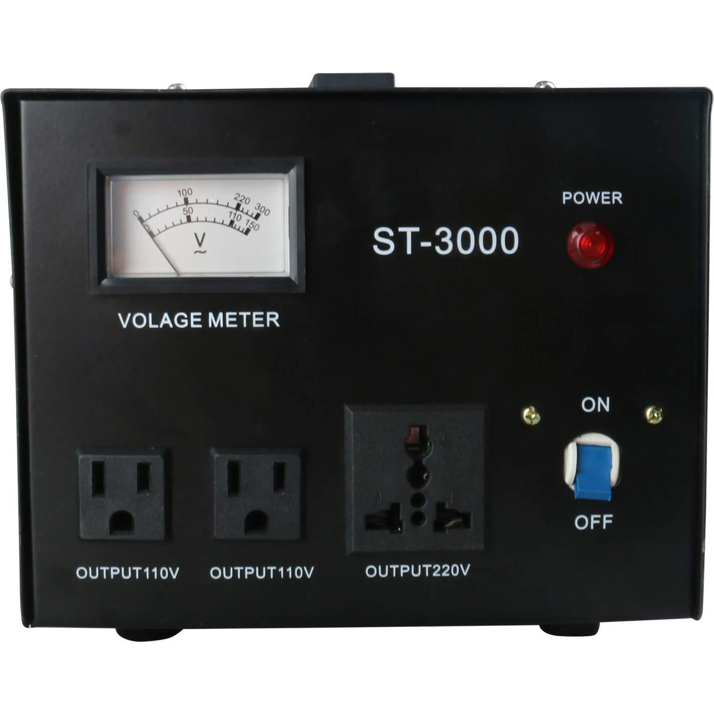 Convertidor Regulador de Voltaje YaeCCC ST-3000 110V/220V