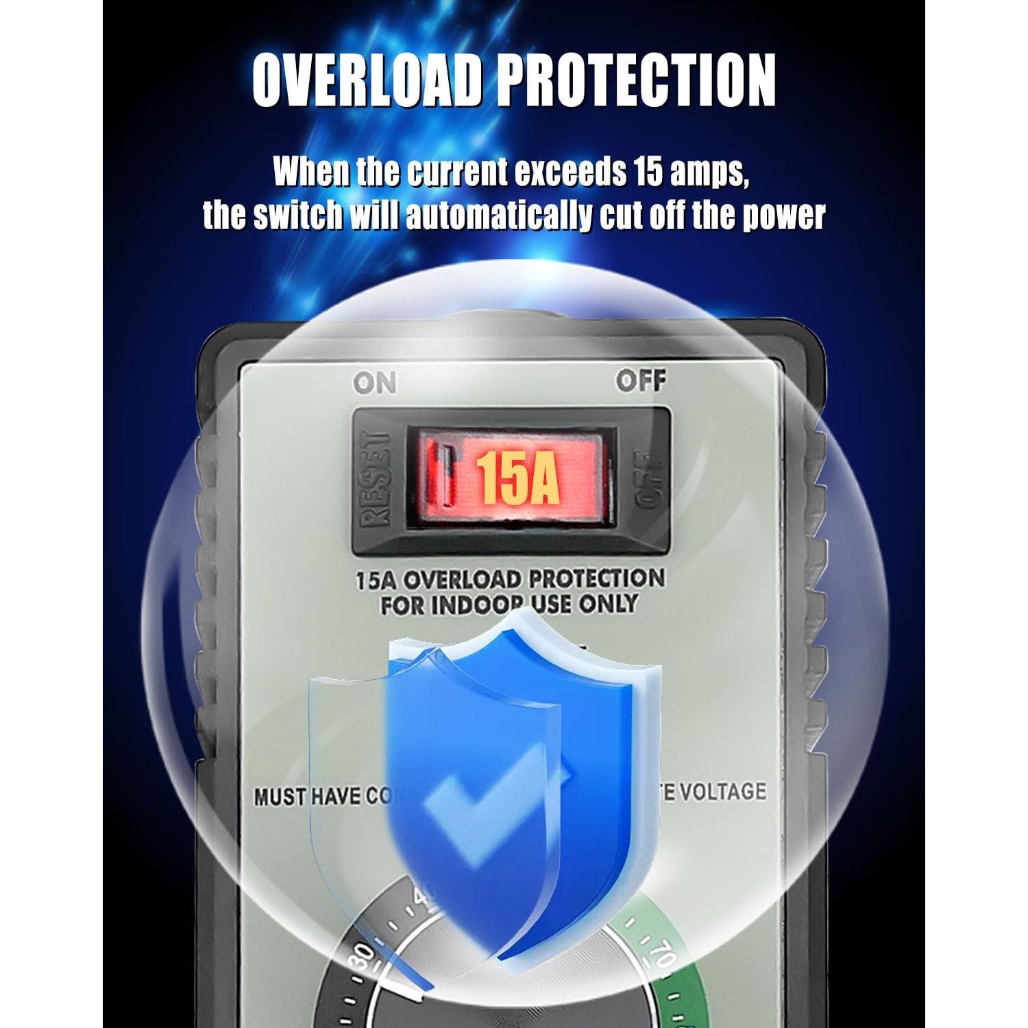 Controlador de Velocidad Variable Naviclass 120V 15A con LED