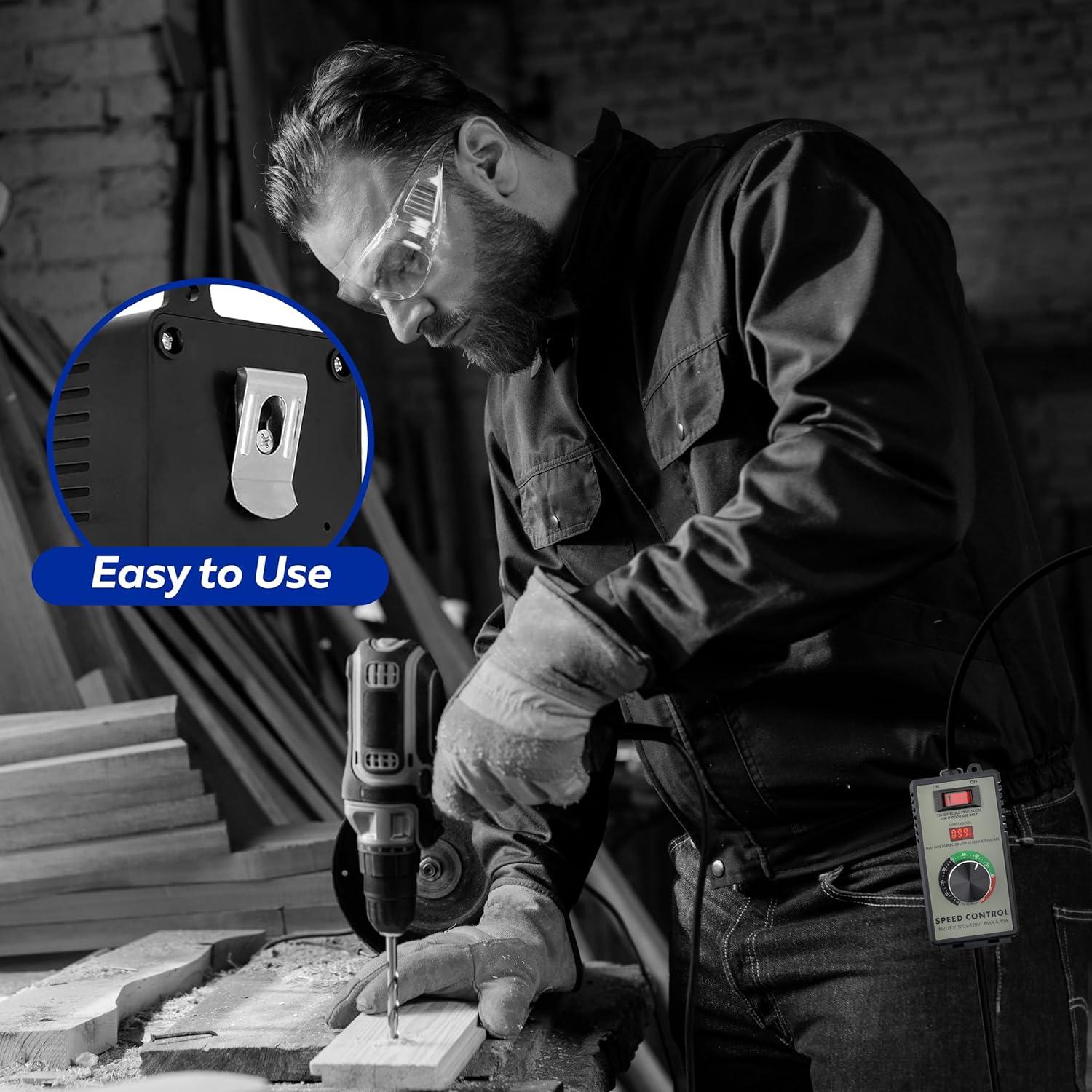 Controlador de Velocidad de Motor AC Mateell 15A Ajustable