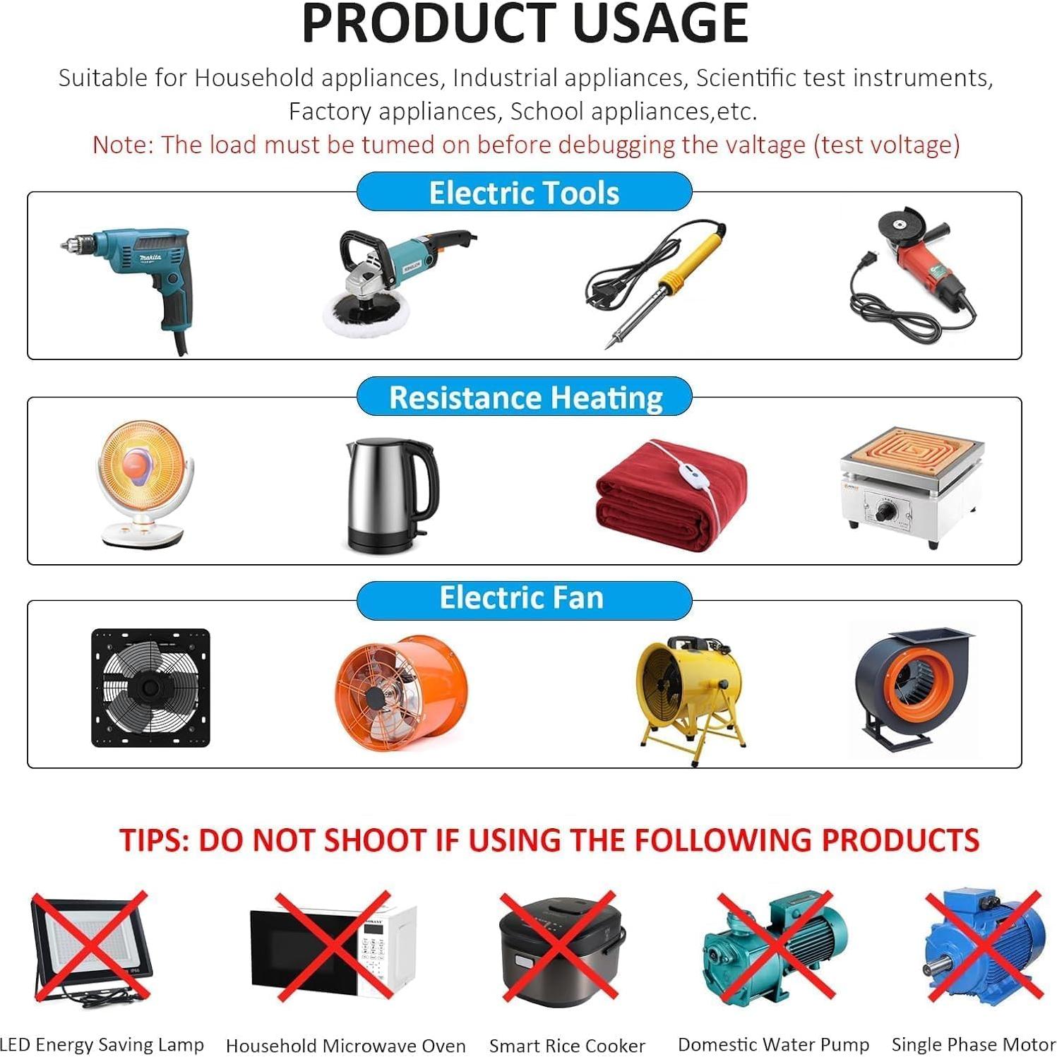 Controlador de Velocidad de Ventilador CDMALL 15A 1500W AC