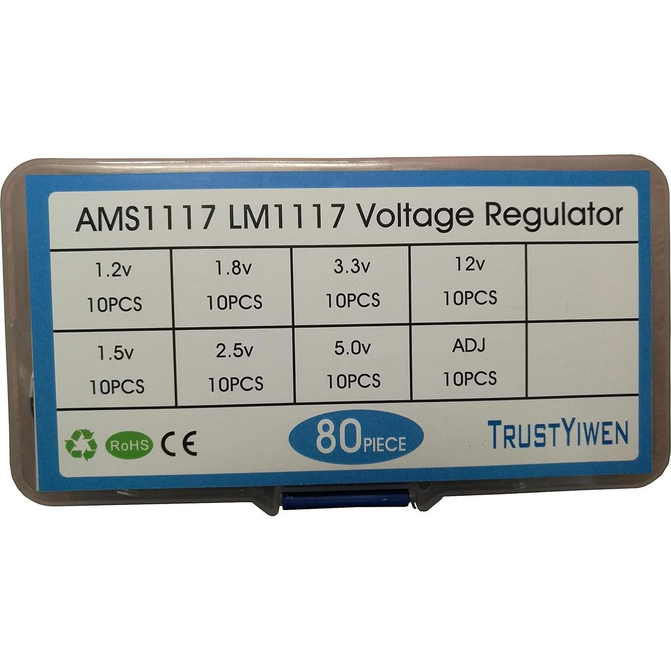 Regulador de Voltaje AMS1117 SOT-223 1A 1.2V a 5.0V