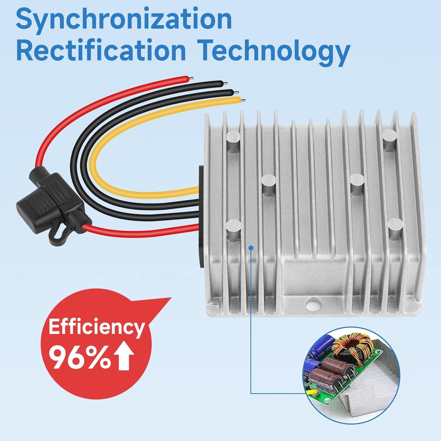 Convertidor reductor 36V/48V a 12V 20A 240W Acridine