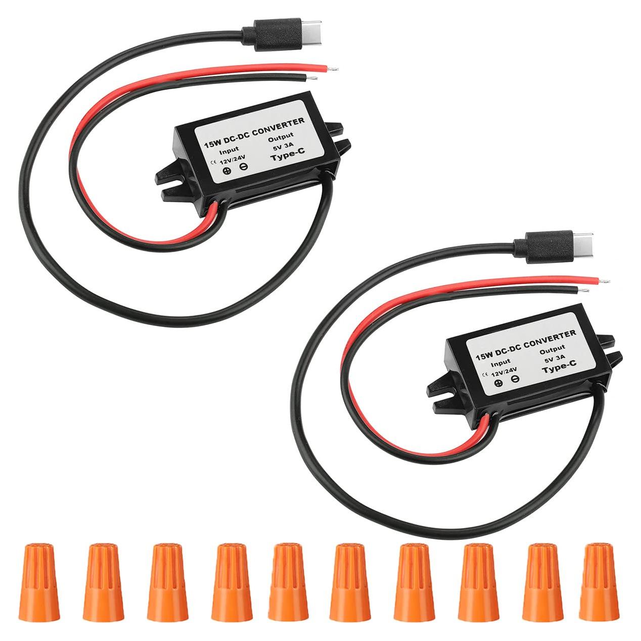 Convertidor Buck DC 8-35V a 5V 3A 15W DKARDU - 2 Pcs