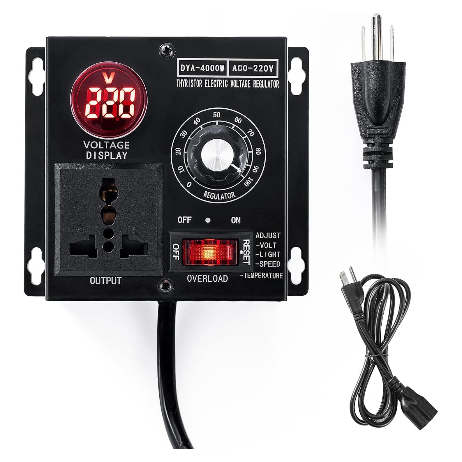 Controlador de Velocidad de Motor CA MicroTunk 4000W 15A