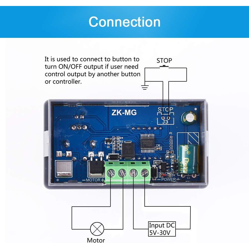 Controlador de Motor PWM PEMENOL DC 5V-24V 5A 150W Ajustable