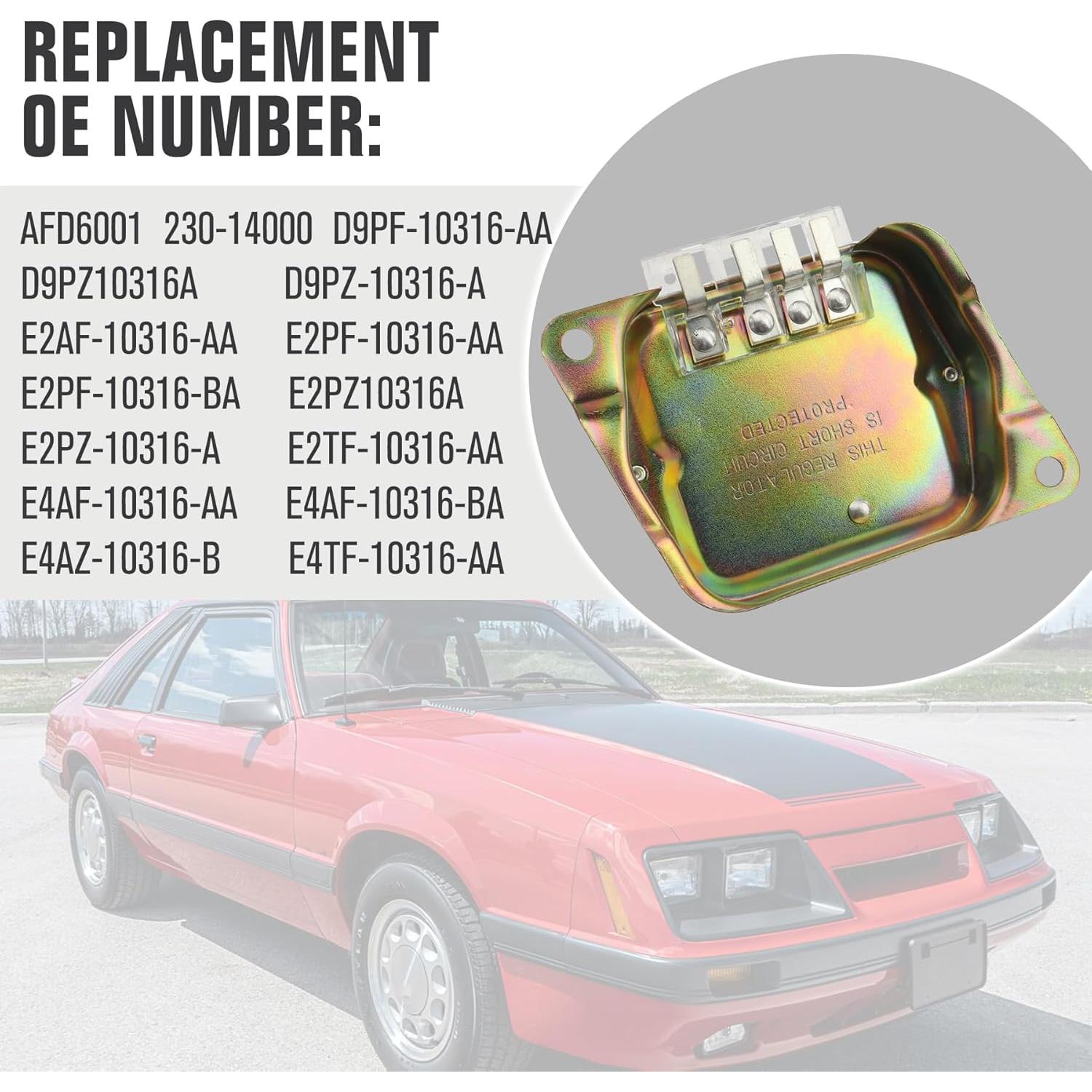 Regulador de Voltaje AFD6001 para Ford y Lincoln 12V