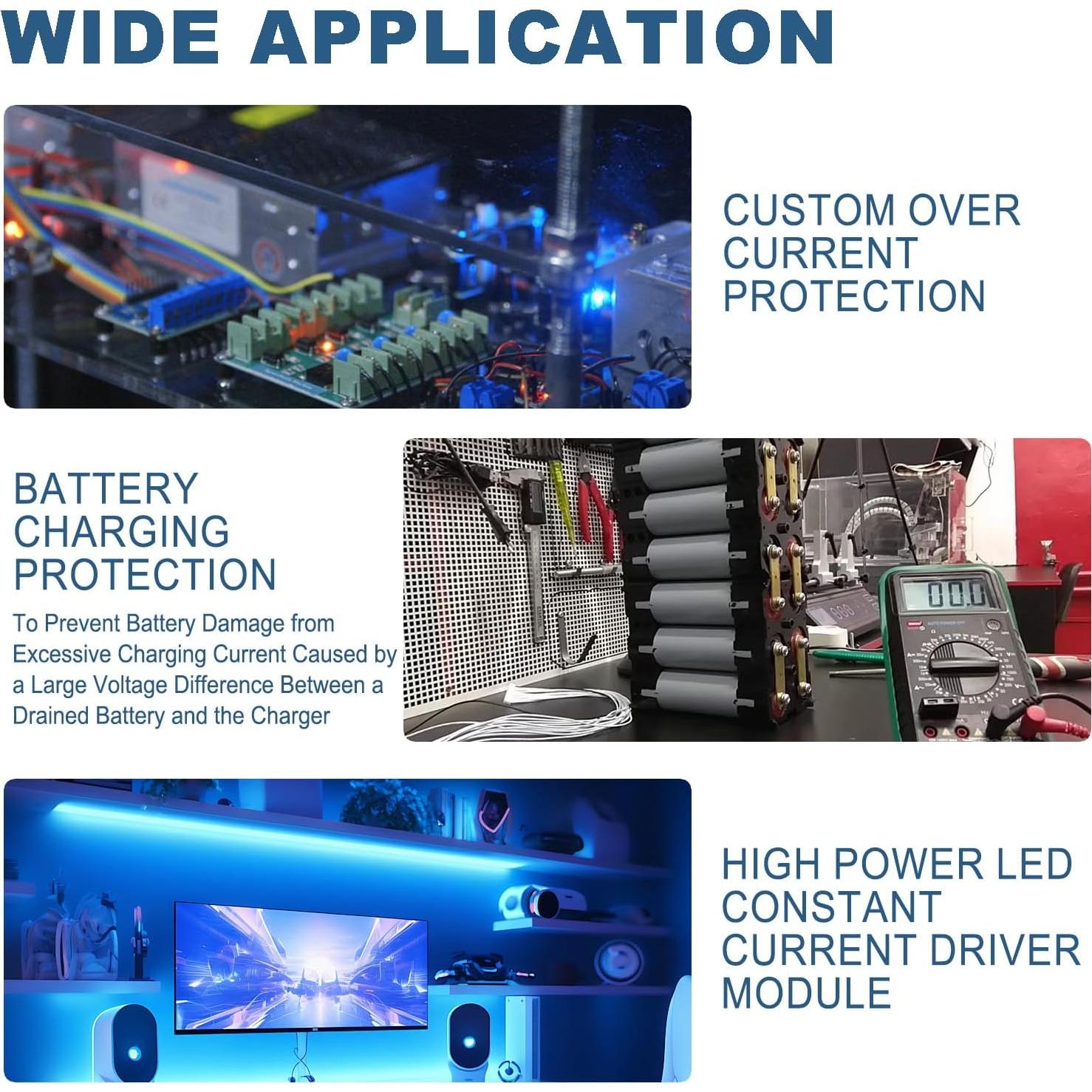 Convertidor Buck DROK 5.3-32V a 1.2-32V 12A con LCD