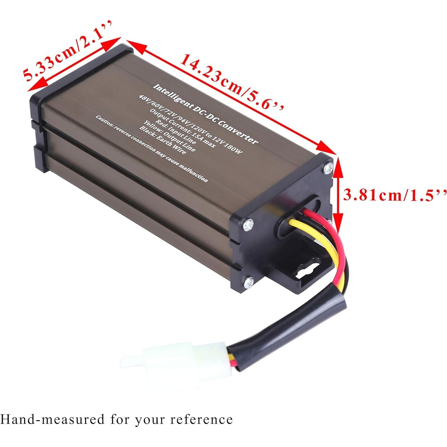 Reductor de Voltaje Pro Chaser 180W 12V para Scooters y Bicicletas
