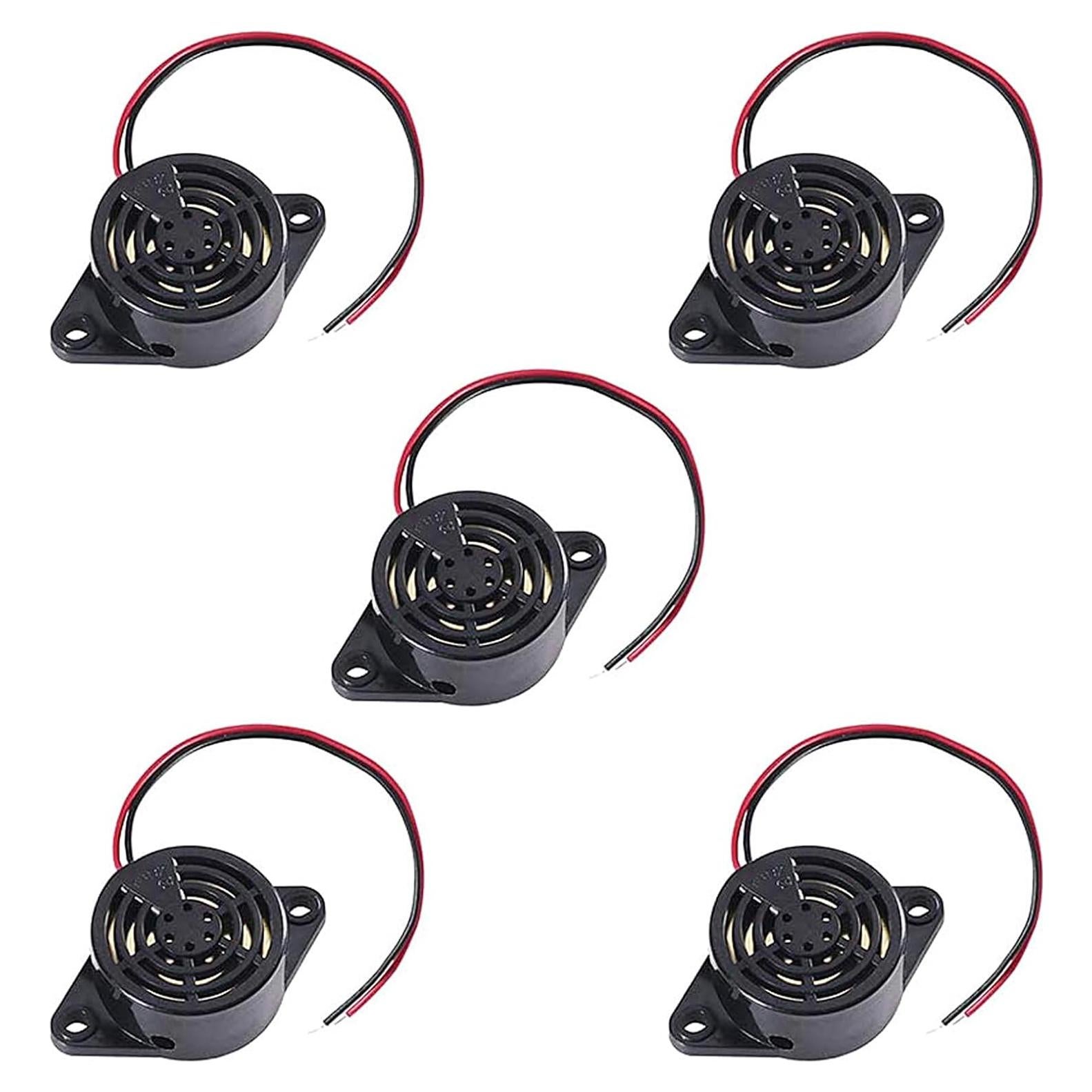 5 Zumbadores Piezoeléctricos UMLIFE SFM-27 3-24V Alarma Sonido