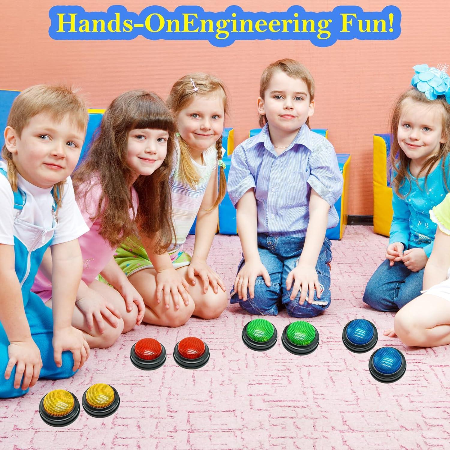 Paquete de 8 Timbres de Respuesta Gelabur con Sonido y Luz