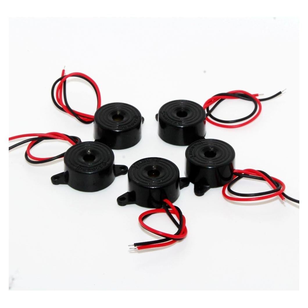 Zumbador Electrónico Activo DIKAVS 5 Pcs 3-24V 95dB