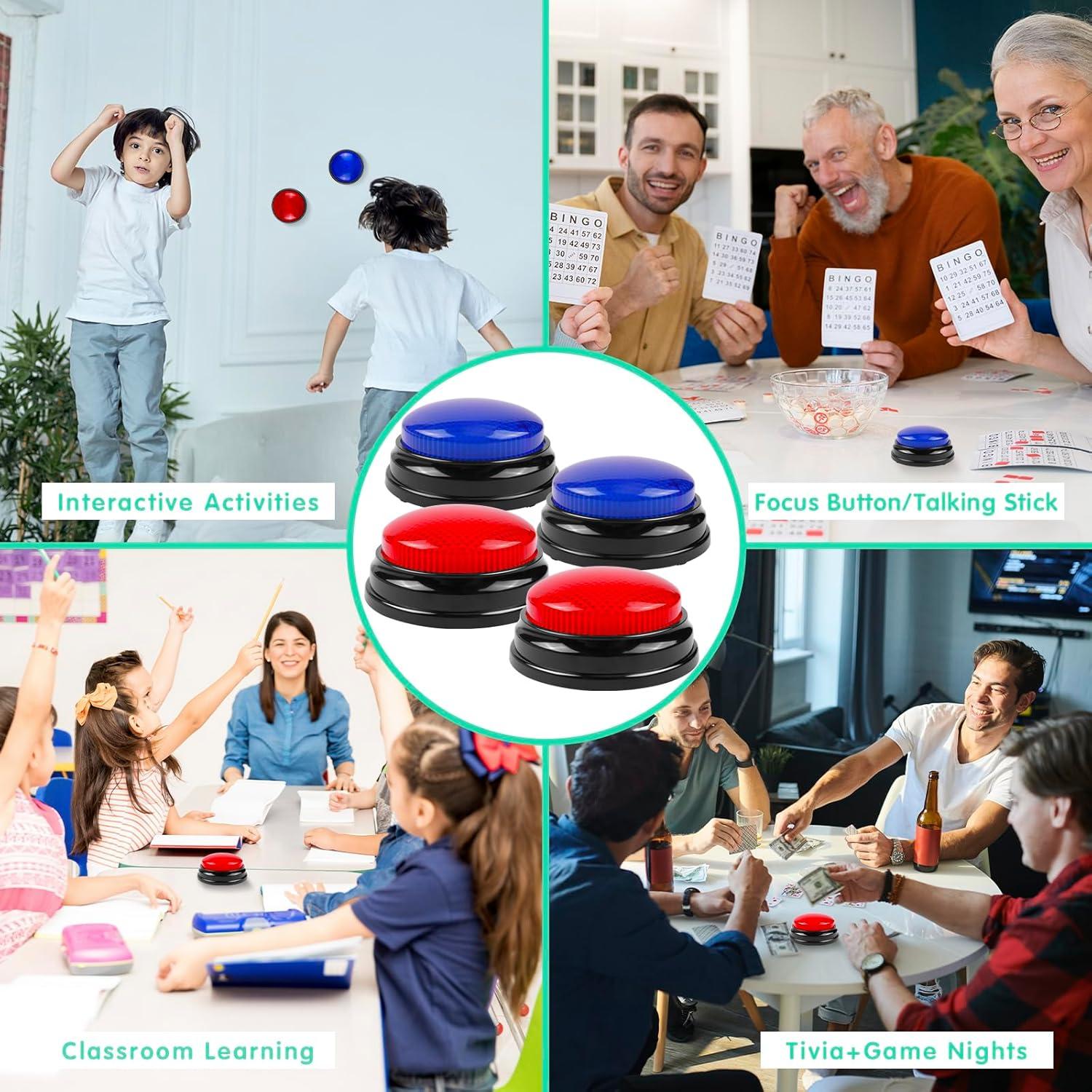 Juego de 6 Zumbadores BEAN LIEVE con Sonido y Luz - Aula