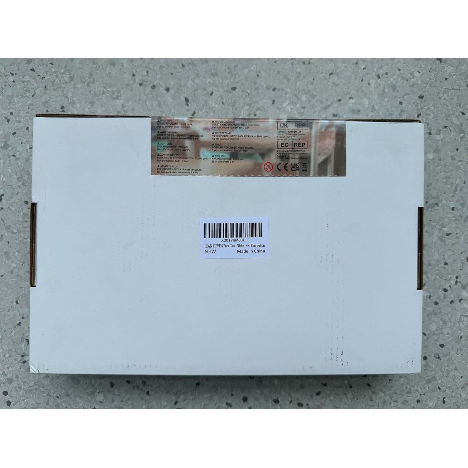 Juego de 6 Zumbadores BEAN LIEVE con Sonido y Luz - Aula