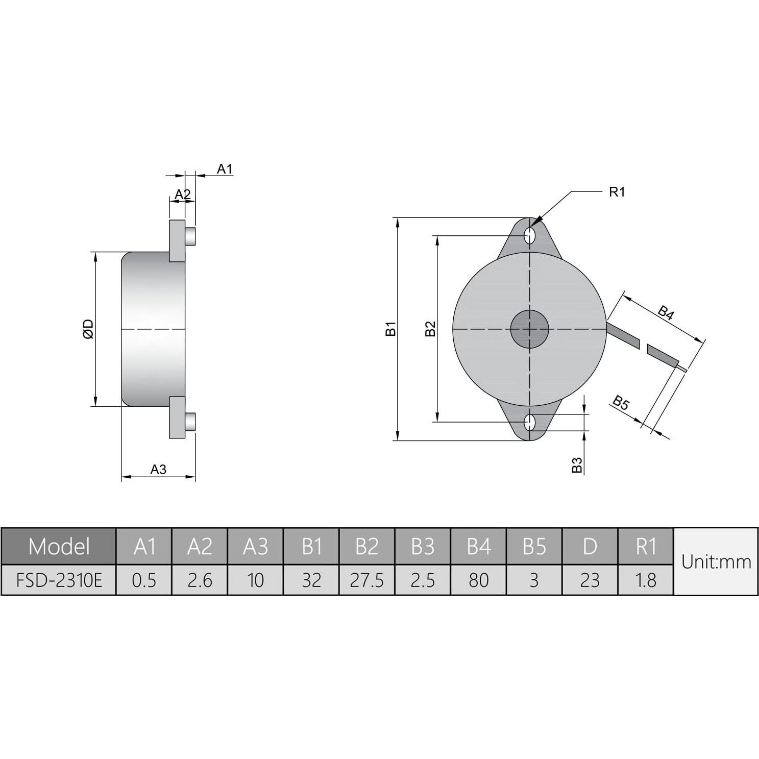 Zumbador Electrónico Fielect 12V 90dB Sonido Continuo