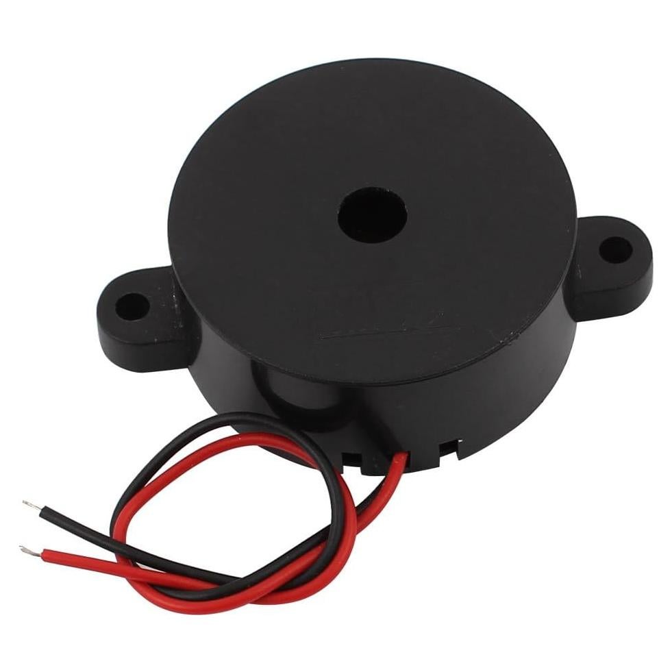 Zumbador Electrónico Activo uxcell 12V 90dB Montaje en Pared